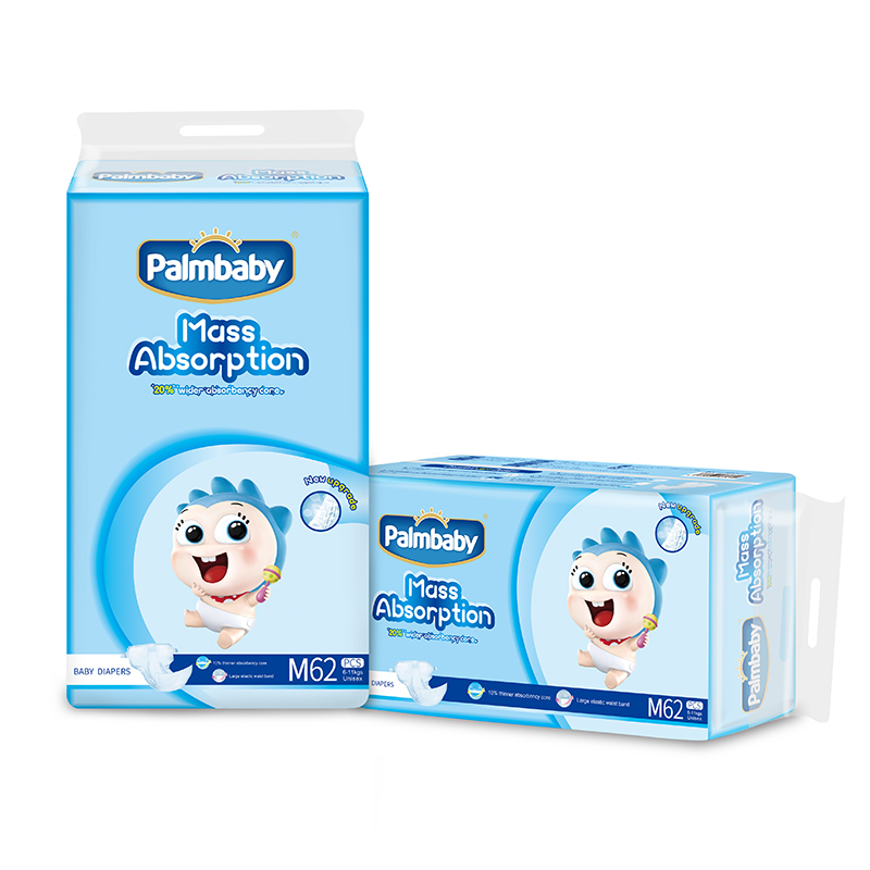 Palmbaby Super Breathable Absorption Disposable Baby Diaper for Sensitive Skin
