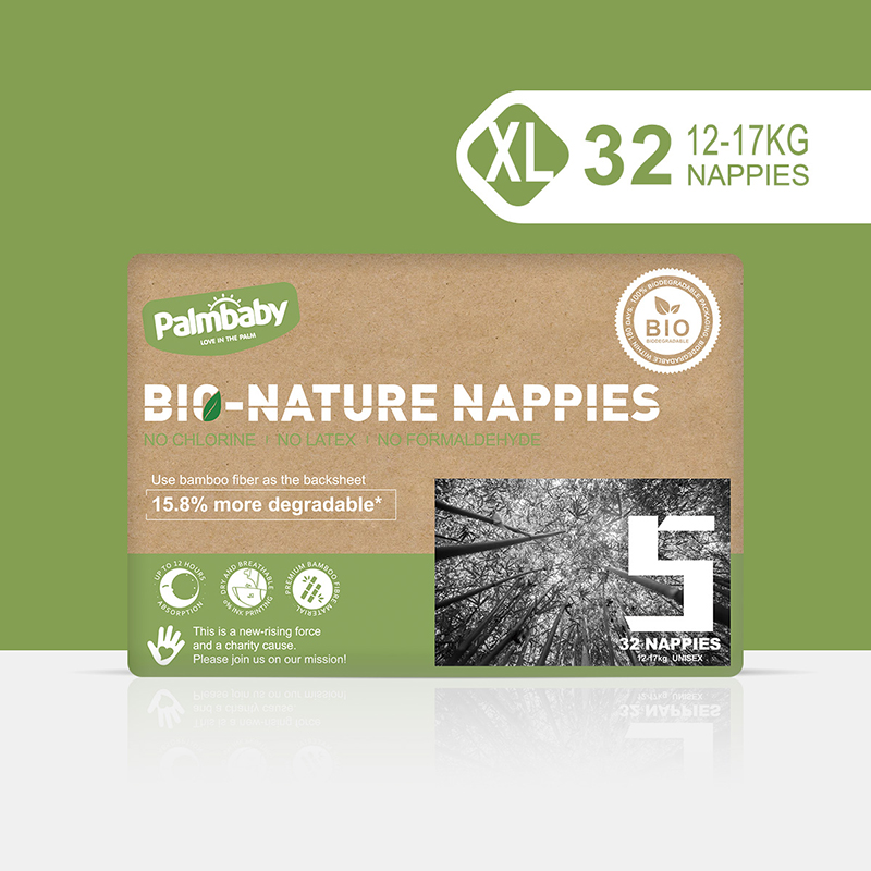 Enviromental friendly baby nappy bamboo diapers Palmbaby