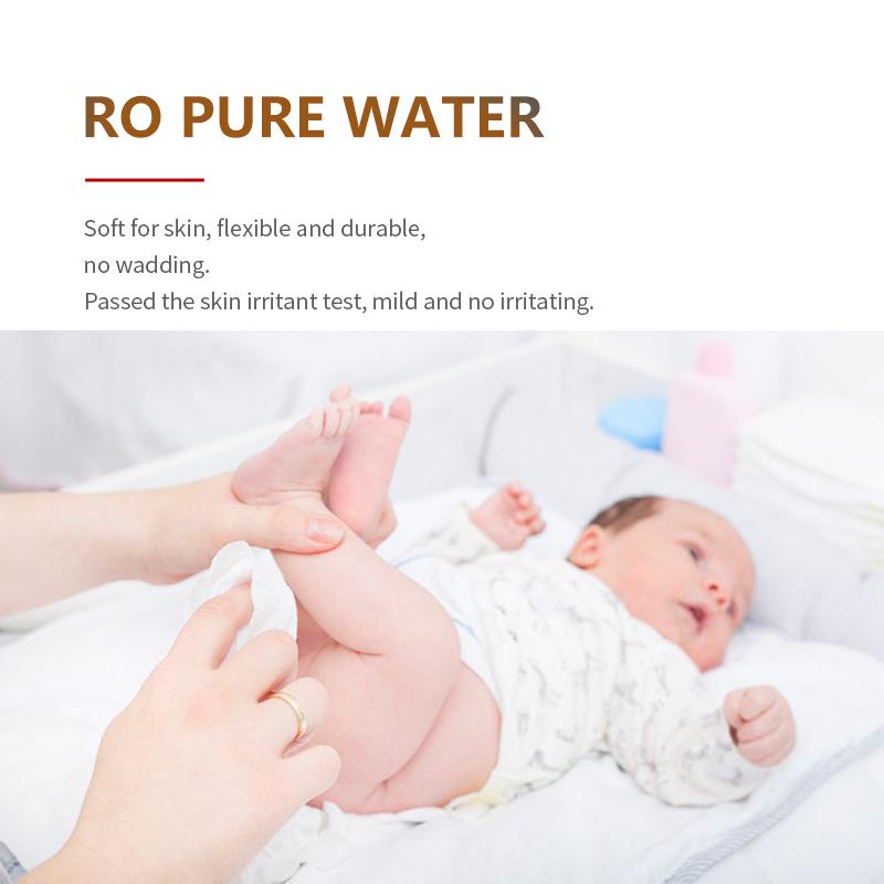 RO Pure Water Baby Wipes 80PCS Soft Water Baby Wipes