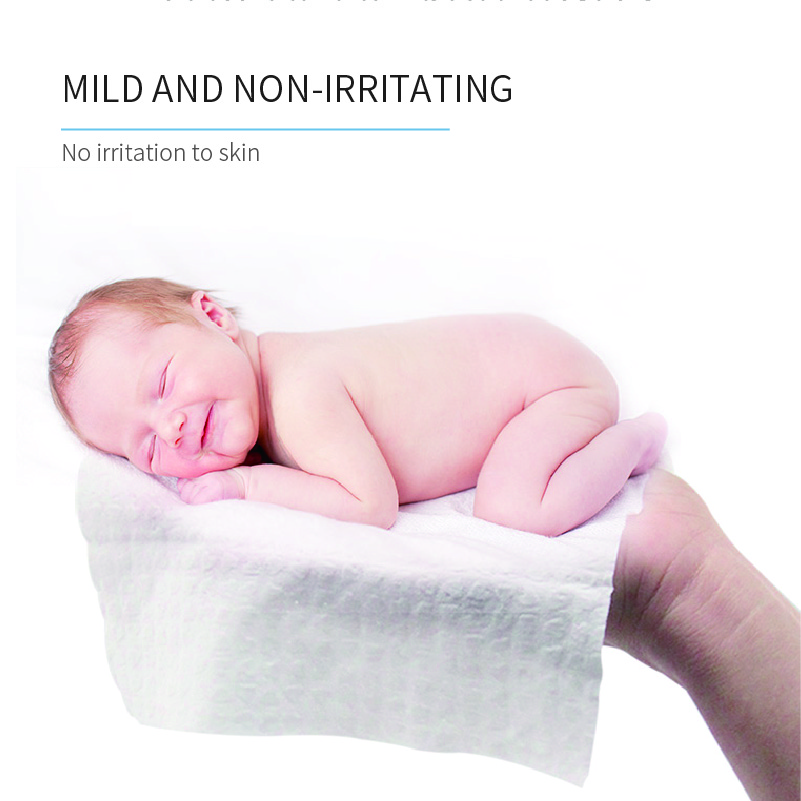 Food grade material safe formula baby wet wipes alcohol free 6 purification process
